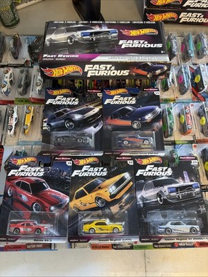 Hot Wheels Premium Fast & Furious Fast Rewind Full Set Of 5 Cars