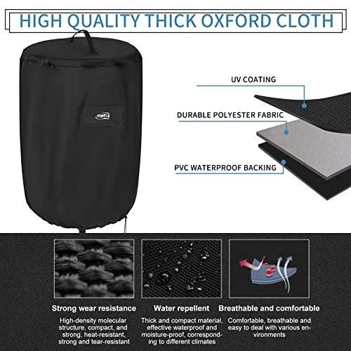 Disc Golf Basket Cover, Double Stitched Seam, Tear and UV resistant-420D Heavy 