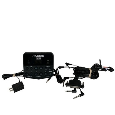 Alesis Turbo Drum Module Electronic Drum Brain with Power Adapter and Cables