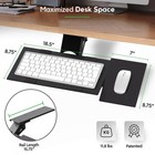 KT1 Ergonomic Keyboard Tray Under Desk - Under Desk Keyboard Tray Slide Out w...