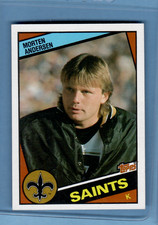 1984 Topps Morten Anderson RC #300 New Orleans Saints NM/MT, Pack Fresh!