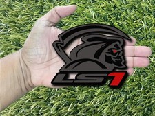 Ls1 Reaper Emblem Badge Red Eye Red 1 Matte Blackblack New Right Facing Only Ls1 Reaper Emblem Badge Red Eye Red 1 Matte Blackblack New Right Facing Only