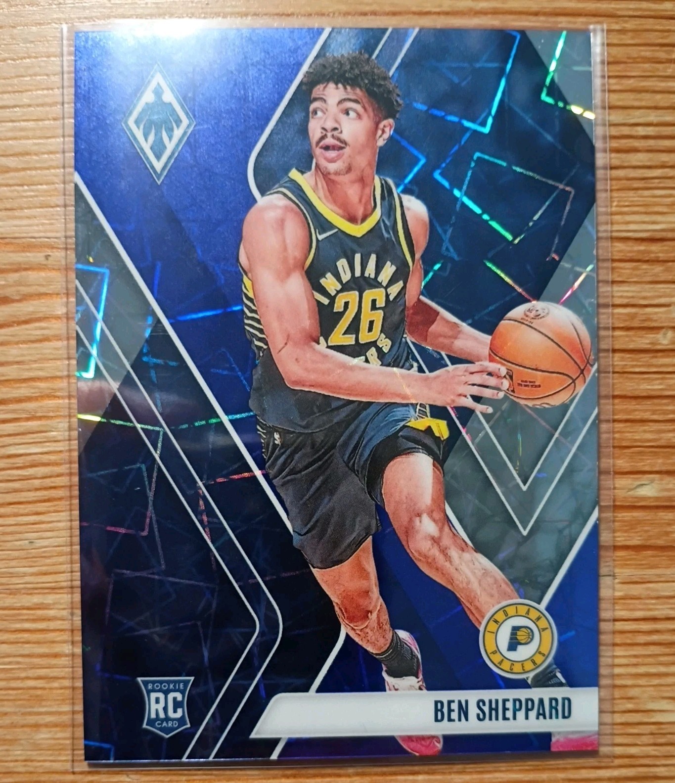 2023-24 Panini Phoenix - Rookies Ben Sheppard #253 Blue Laser (RC)#140/275
