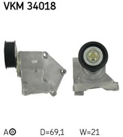 Skf Spannrolle, Keilrippenriemen Vkm 34018 FüR Ford