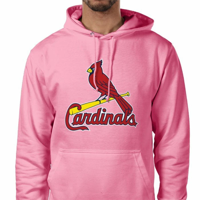 St Louis Cardinals Mlb Baseball Hoodie Pink 🇬🇧 Xs To 3XL