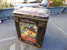 Alte Container Blechdose - Feinste Obst-Pastillen - Bonbondose