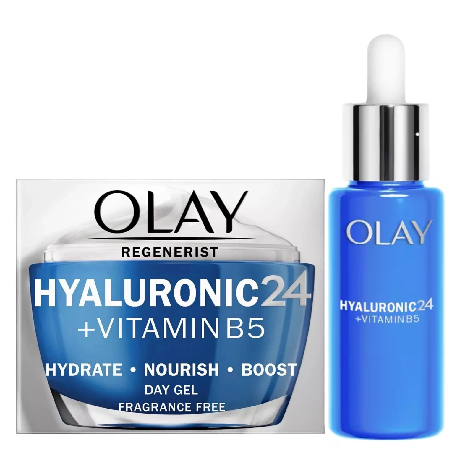 Olay Regenerist Hyaluronic24 + Vitamin B5 Day Gel 50ml  And Serum 40ml