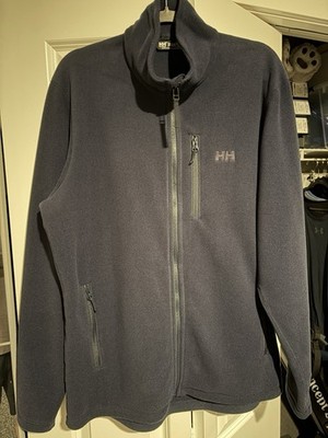 Helly Hansen Polartec 200 Navy Fleece Zip Up, Size XL