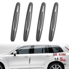 4PCS Car Door Edge Guards,Anti-Scratch Self Adhesive Door Protector Trim Grey