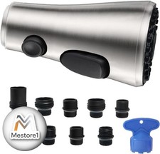 Pull Down Spray Head for Kitchen Faucet, 3 Modes with 9 Adapters, Faucet Head ..