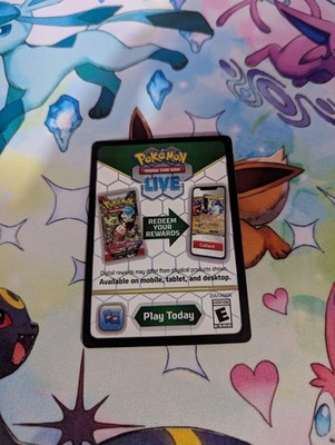 Pokemon TCG Live 400+ Unused Code Cards