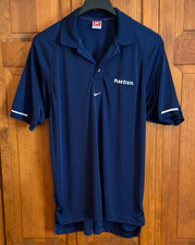 Men's NIKE Team Sports Short Sleeve Blue "PENN STATE" Polo Tag Size L