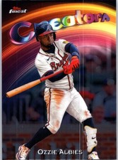 2025 Finest #C-19 Ozzie Albies Creators Atlanta Braves