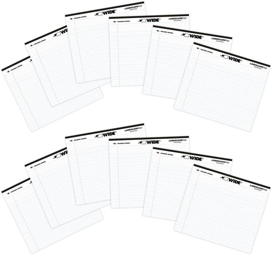 20 lb Recycled White Paper, College Ruled, 40 Sheets - Image 3 of 4