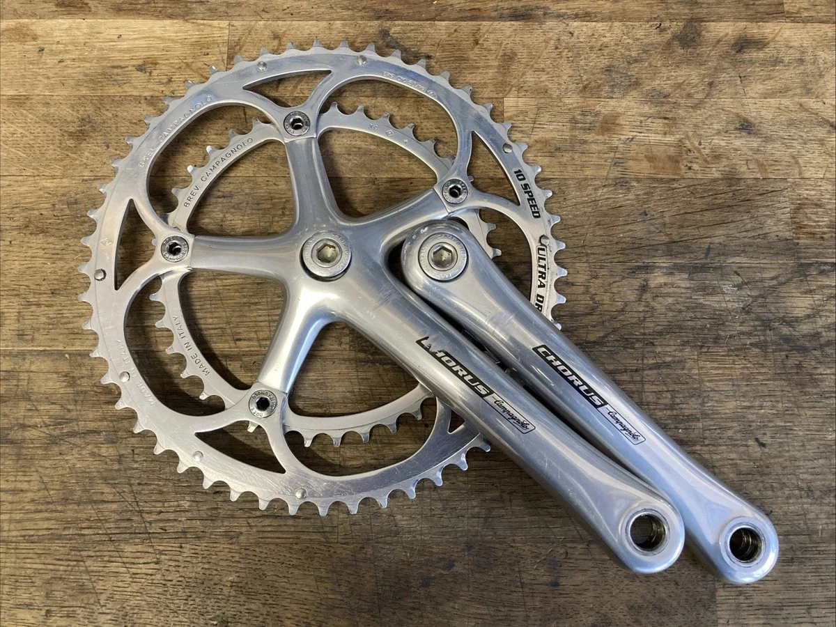 Pédalier Campagnolo Chorus 53-39 175mm – NOS Avec Plateaux Et Vis, Années 2000