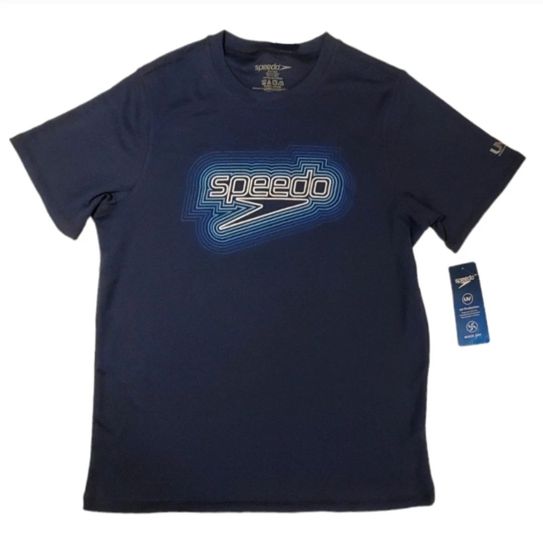 SPEEDO UV Protection Quick Dry Tshirt Mens Small S