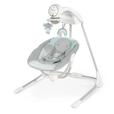 Ingenuity InLighten 5-Speed Baby Swing for Infant, Newborn to 9 Months, Van