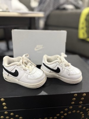 Nike Air Force 1 TD Low SNEAKERS Size 4c White 314194 117