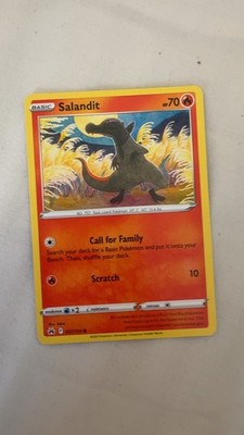 Salandit 027/159 Common Crown Zenith Pokemon Near Mint