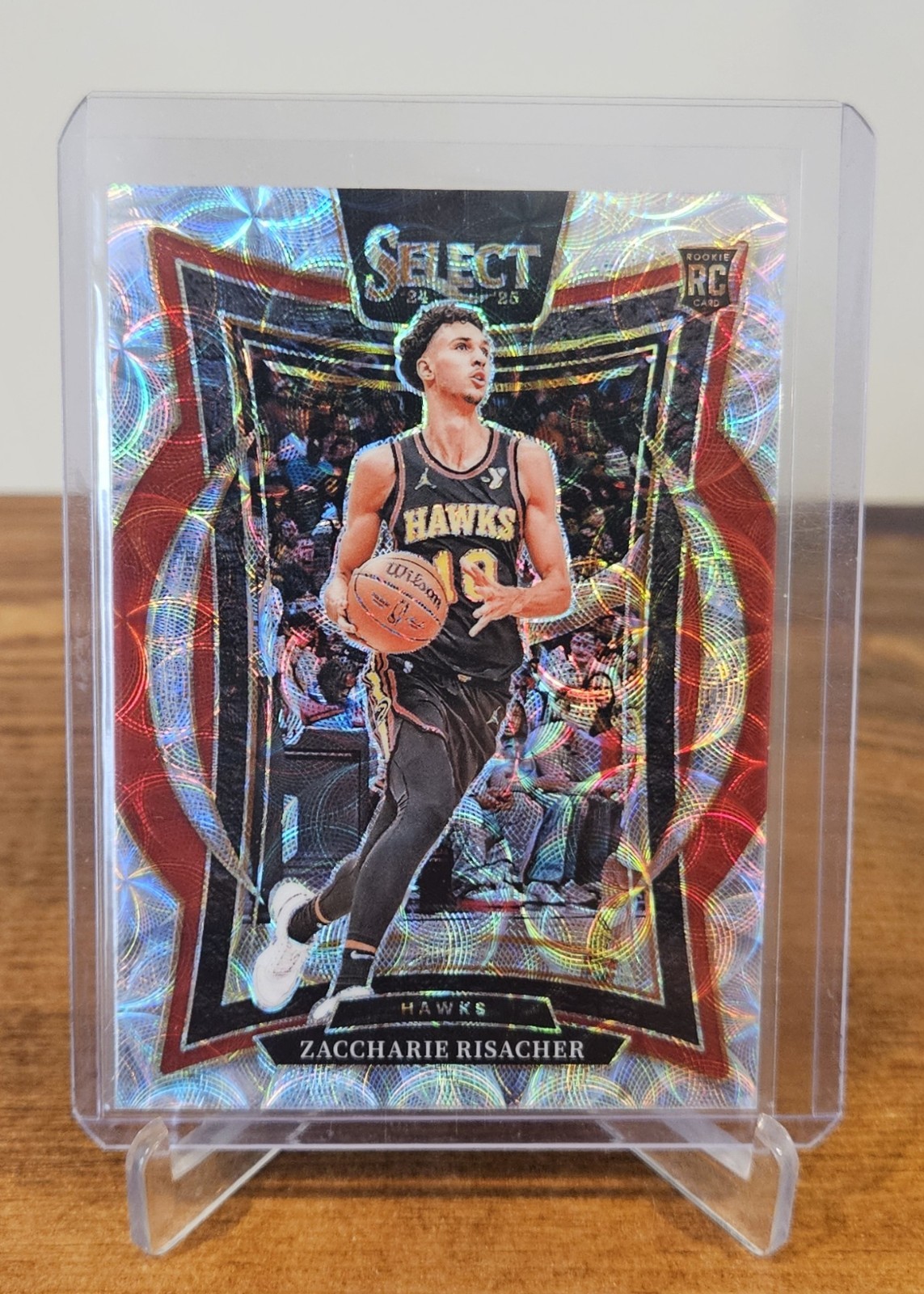 2024-25 Panini Select Concourse - Zaccharie Risacher #86 Scope Prizm (RC)