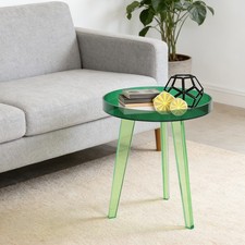Side Table End Table Acrylic Side Table for Living Room Bedroom
