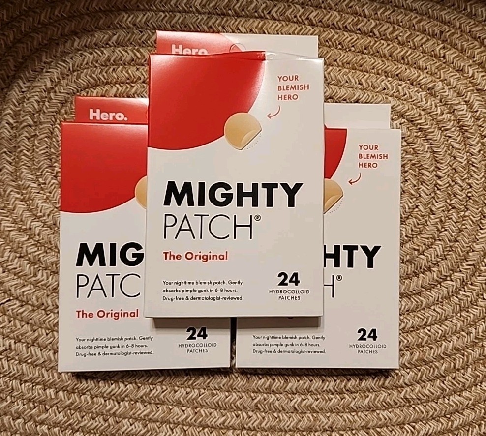 Mighty Patch™ Original from Hero Cosmetics - Hydrocolloid Acne (3 Packs) NEW
