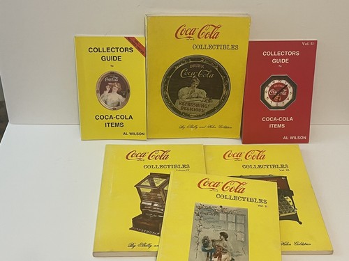 Vintage Coca Cola Book Lot by Goldstein and Wilson 1,000 's of Color Pictures
