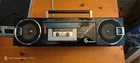Sanyo M7740 K VINTAGE Black BOOMBOX Radio Cassette Player