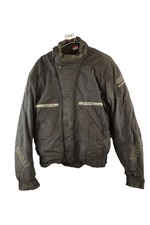 SHOEI Impact System Black Textile Motorbike Jacket size M Mens Riding 023443