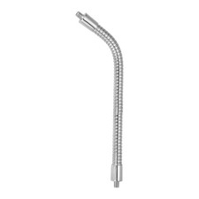 1/4" Male to Male Thread Heavy Duty 8" Gooseneck Tube, Chrome