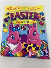 Vintage Lisa Frank Easter Goodies Pink Bunnies Stickers Eraser Pencil Stencils
