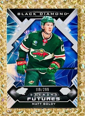 2022-23 UD Black Diamond #BDF-MB Matt Boldy Diamond Futures /299 RC