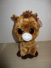 (C)2017 Ty Beanie Boos Harriet The Horse with Sparkle Eyes Plush