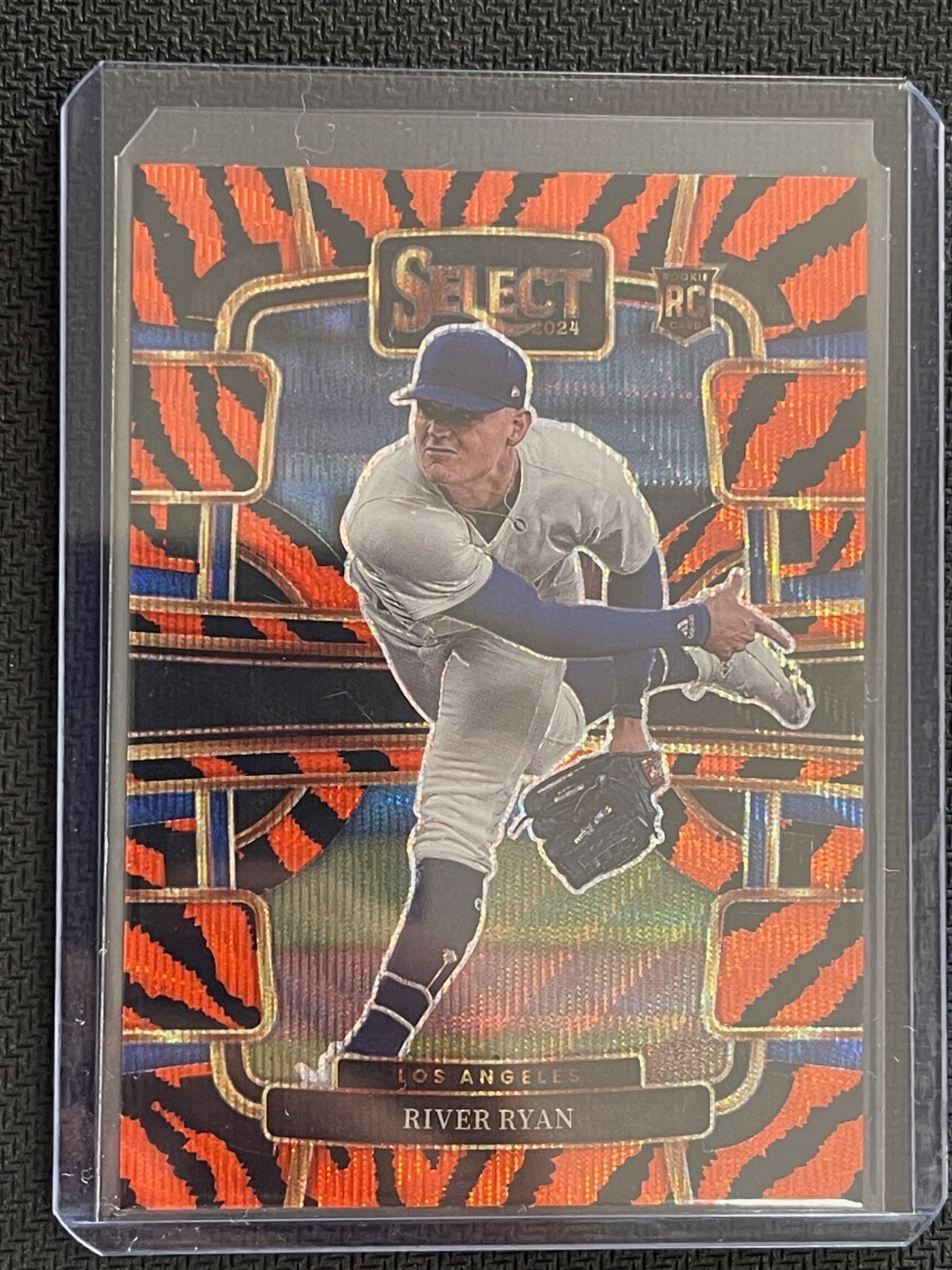 2024 Panini Select - Concourse River Ryan #58 Tiger Prizm (RC)