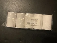 (Pack of 5 Rolls) 2 1/4 x 55ft,  Paper Rolls, 275’ Square Terminal Receipt...