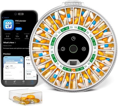 Betife Automatic Pill Dispenser for Elderly with Alarm   31-Day