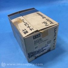 Fuji Electric SA33B BB3ASB-020 Circuit Breaker, 3 Amp, 3 Pole FNOB
