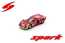 1:43 SPARK Alfa Romeo T33.2 #22 Daytona 1968 Casoni Zeccoli Biscaldi US377 MMC