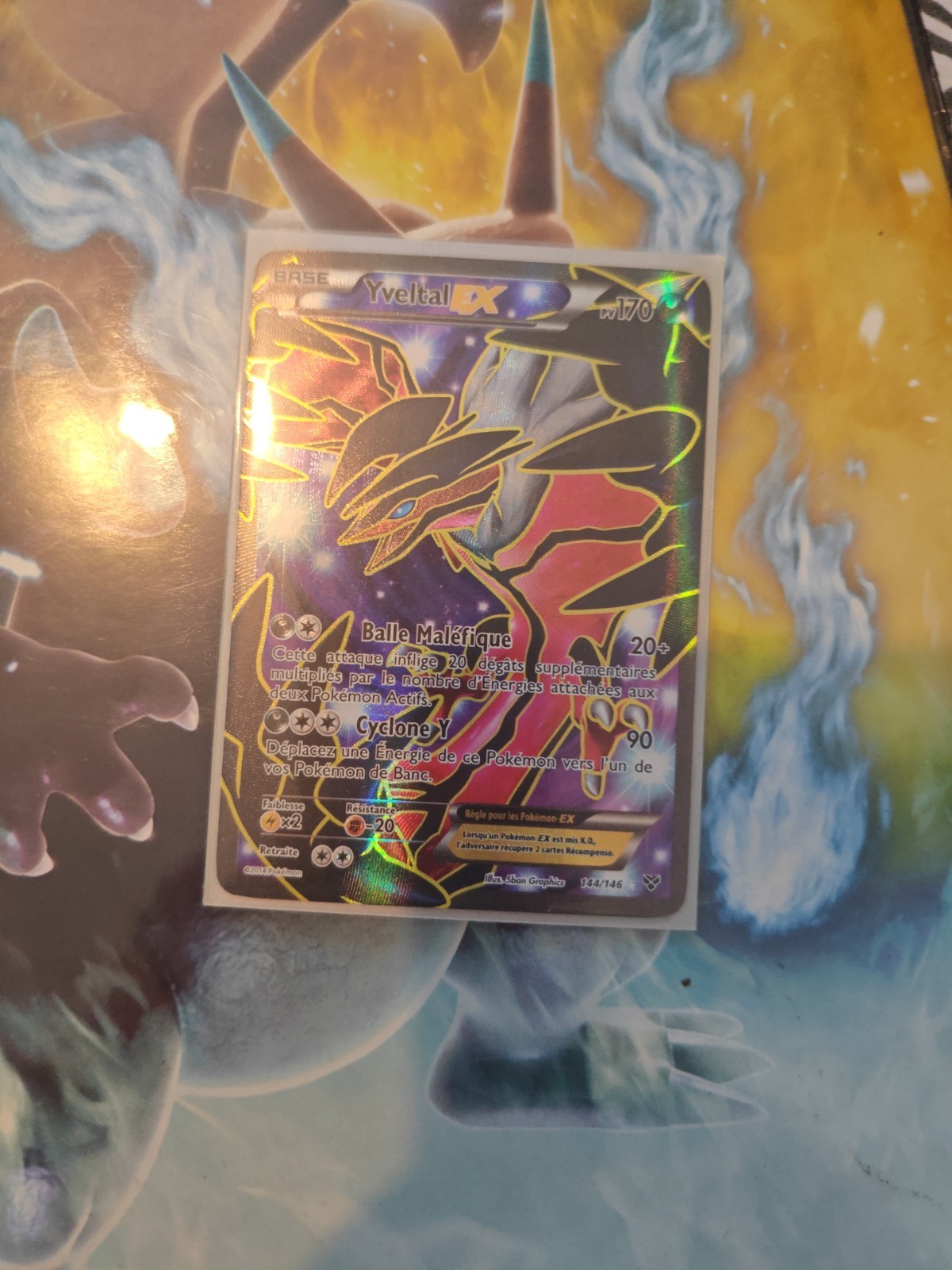 Carte Pokemon I XY01 XY Yveltal EX 144/146 FR - Mint