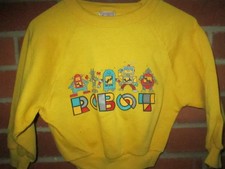 Youth Child Size Sz 4T Vtg 1980s 90s Buster Brown ROBOT raglan Sweatshirt tshirt
