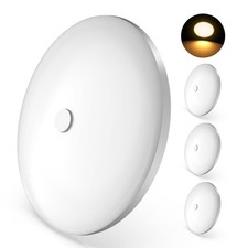 RV LED Ceiling Puck Lights 4Pack 4.5" 12V Dimmable Warm White 3000K
