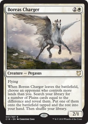 x1 Boreas Charger R MTG Commander 2018 M/NM, English