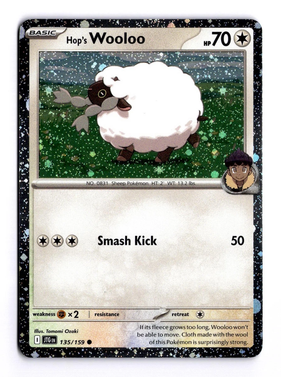 wooloo pokemon card value Description coming soon... Hop's Wooloo (85/100) - Pokemon