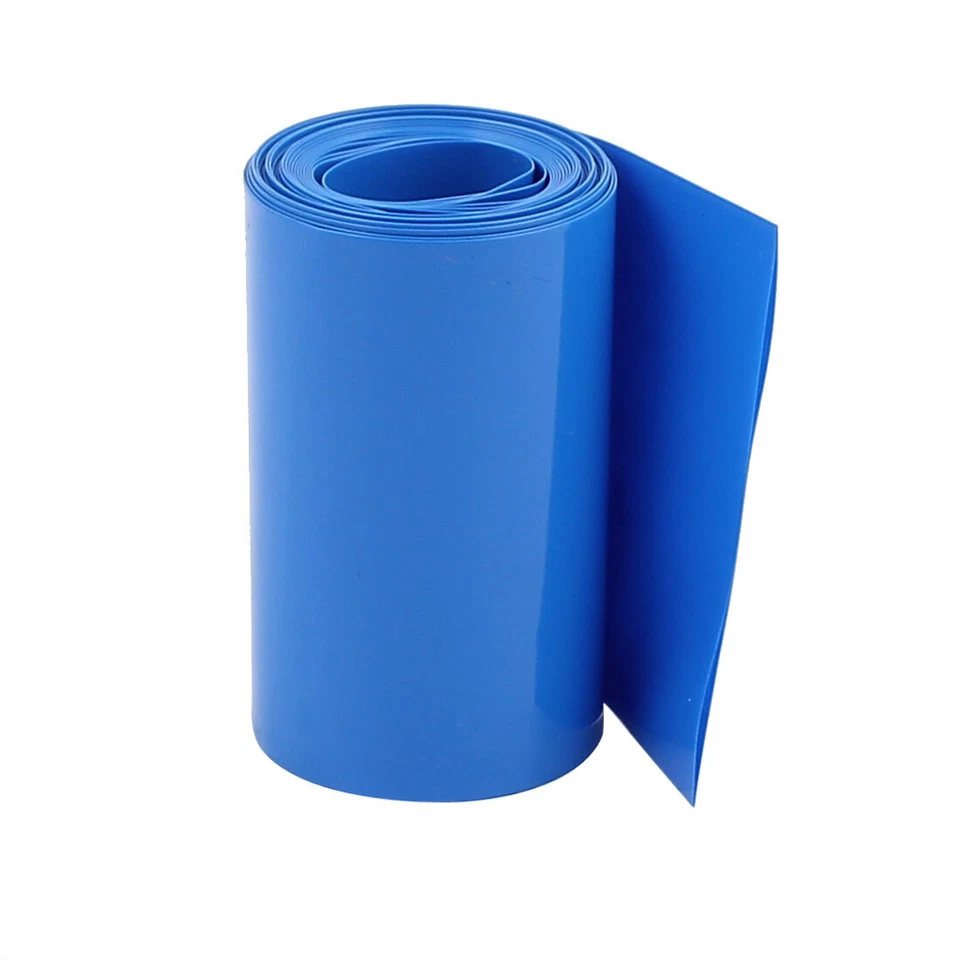 Batteriefolie Schrumpfschlauch 60mm Flache Breite für Batterie 5,5m Länge Blau - Bild 1 von 2