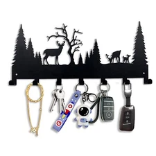 Wall Mounted Key Rack | Metal Key Rack Hook Organizer | Metal Key Organizer with