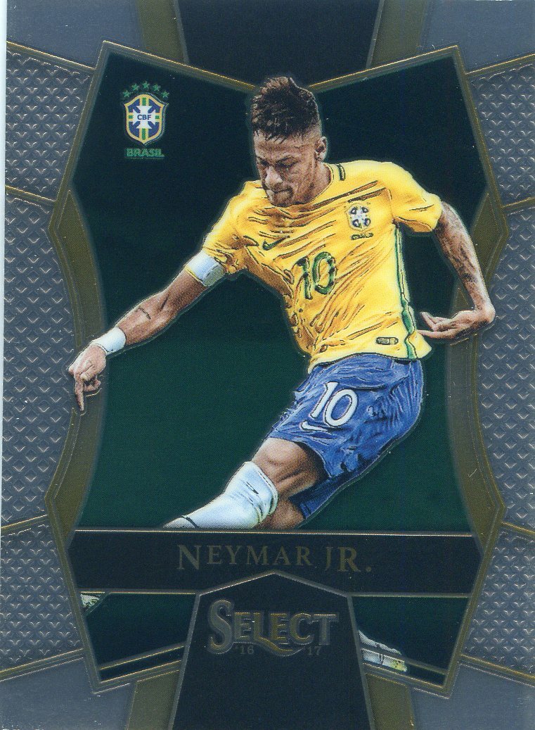 2016-17 Panini Select NEYMAR JR Mezzanine Level Base Card #133 BRAZIL