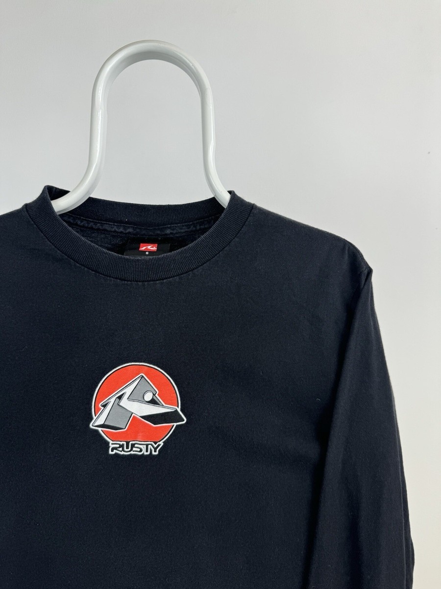 Vintage Rusty Big Logo Longsleeve Size S | eBay