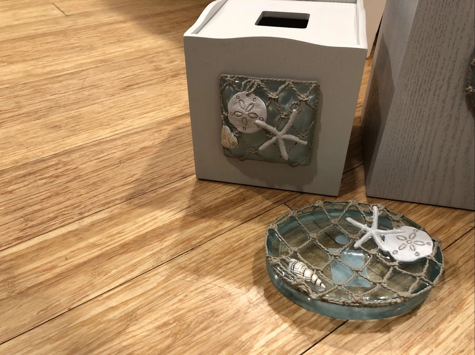 ✨Rare Avanti Linens Seaglass Collection Whole Set ~ 5 Piece - Image 4 of 4