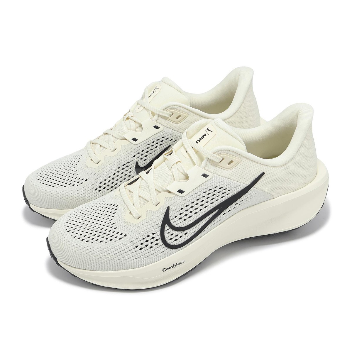 Nike Quest 6 Coconut Milk Black Men Road Running Jogging  display picture 2