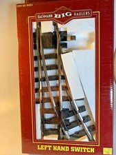 Bachmann 94351 G Steel Left Hand Manual Switch Turnout NIB
